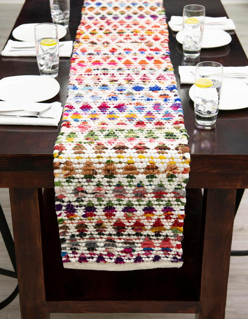 Woven Udaipur Collection Area Rug - Howrah Table Runner Multi  lifestyle 60