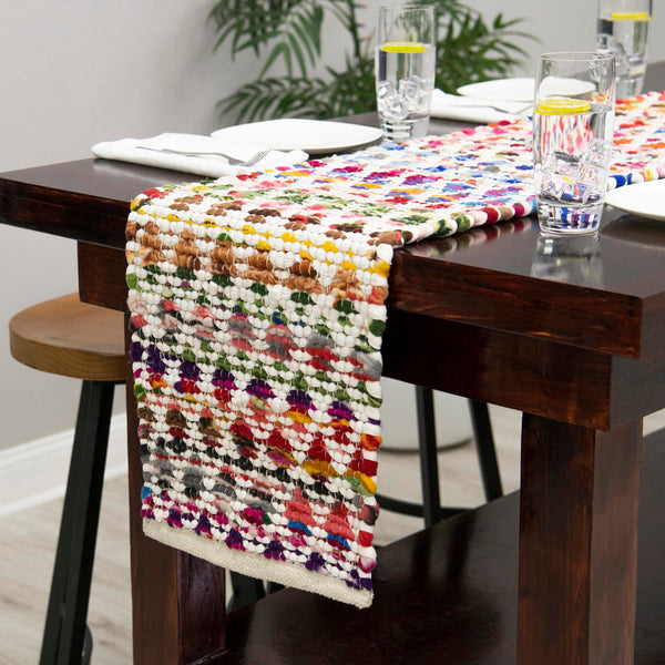 Woven Udaipur Collection Area Rug - Howrah Table Runner Multi  lifestyle 44