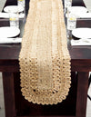 Woven Seaside Jute Collection Area Rug - Seaside Table Runner Natural  lifestyle 29