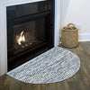 Zigzag Marina Collection Area Rug - HarborStripes Hearth Denim  lifestyle 178