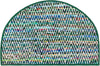 Zigzag Marina Collection Area Rug - HarborStripes Hearth Green  lifestyle 59