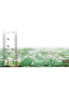 Zigzag Marina Collection Area Rug - HarborStripes Table Runner Green  lifestyle 103