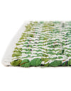 Zigzag Marina Collection Area Rug - HarborStripes Table Runner Green  lifestyle 115
