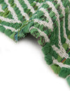 Zigzag Marina Collection Area Rug - HarborStripes Table Runner Green  lifestyle 133