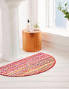 Zigzag Marina Collection Area Rug - HarborStripes Hearth Multi  lifestyle 128