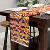 Zigzag Marina Collection Area Rug - HarborStripes Table Runner Multi  lifestyle 159