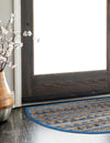 Himalaya Jute Collection Area Rug - Mumbai Hearth Navy Blue  lifestyle 100