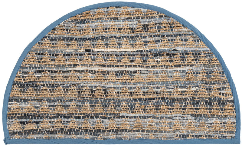 Osian Looms Collection Area Rug - Mumbai Hearth Navy Blue  lifestyle 83