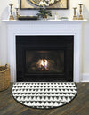 Himalaya Jute Collection Area Rug - Mumbai Hearth White Black  lifestyle 94