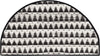 Osian Looms Collection Area Rug - Mumbai Hearth Black and White  lifestyle 85