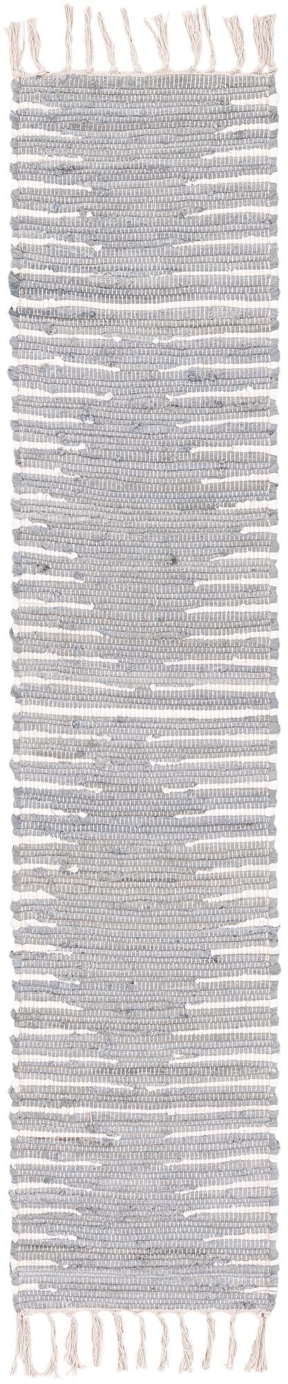 Thar Cotton Collection Area Rug - Jaisalmer Table Runner Light Gray  lifestyle 34