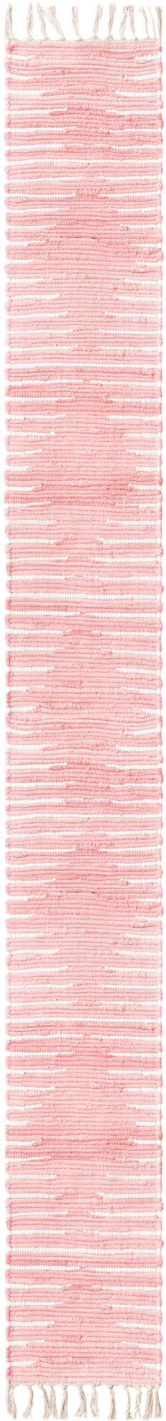 Thar Cotton Collection Area Rug - Jaisalmer (Rose) Table Runner Rose  lifestyle 42