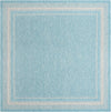 Patio Perimeter Collection Area Rug - Veranda (Aquamarine) Square Aquamarine Main