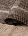 Terrace Fringe Collection Area Rug - Veranda (Brown) Round Brown  lifestyle 41