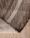 Terrace Fringe Collection Area Rug - Veranda (Brown) Round Brown  lifestyle 44