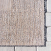 Patio Perimeter Collection Area Rug -  Lanai Square Charcoal Gray  lifestyle 7