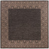 Patio Perimeter Collection Area Rug -  Lanai Square Charcoal Gray Main