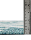 Garden Terrace Escape Collection Area Rug - Verdure (Light Aqua) Square Light Aqua  lifestyle 3