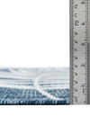 Garden Terrace Escape Collection Area Rug - Verdure (Blue) Square Blue  lifestyle 3