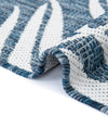 Garden Terrace Escape Collection Area Rug - Verdure (Blue) Square Blue  lifestyle 13
