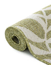 Garden Terrace Escape Collection Area Rug - Verdure (Green) Square Green  lifestyle 22