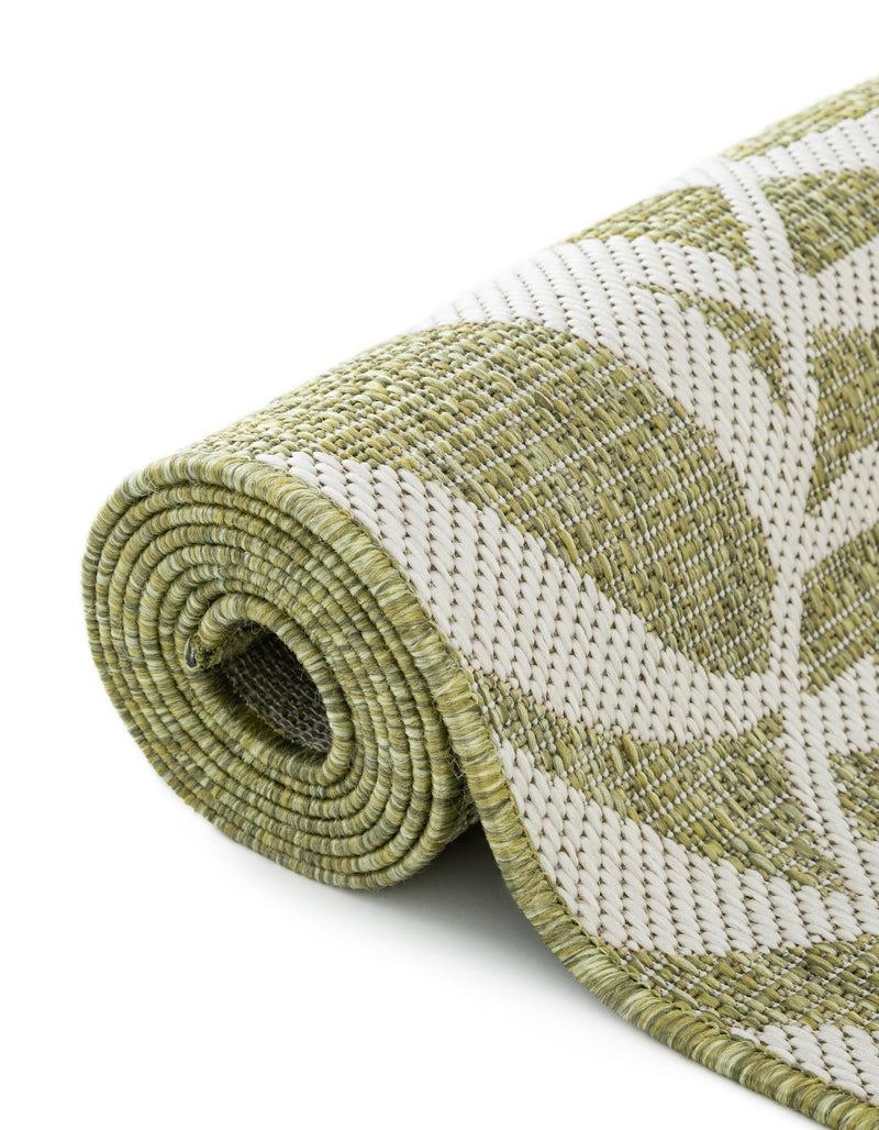 Garden Terrace Escape Collection Area Rug - Verdure (Green) Square Green  lifestyle 22