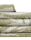 Garden Terrace Escape Collection Area Rug - Verdure (Green) Square Green  lifestyle 24