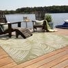 Garden Terrace Escape Collection Area Rug - Verdure (Green) Square Green  lifestyle 26