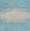 Urban Terrace Collection Area Rug -  Vanderbilt Square Aqua Blue  lifestyle 110