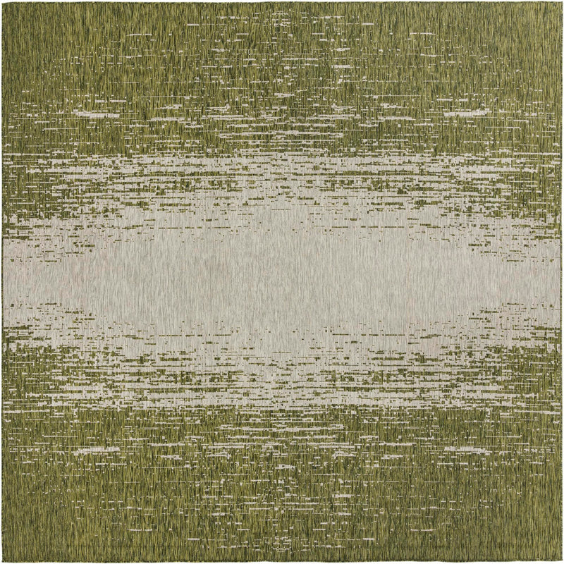 Urban Terrace Collection Area Rug -  Vanderbilt Square Green  lifestyle 115