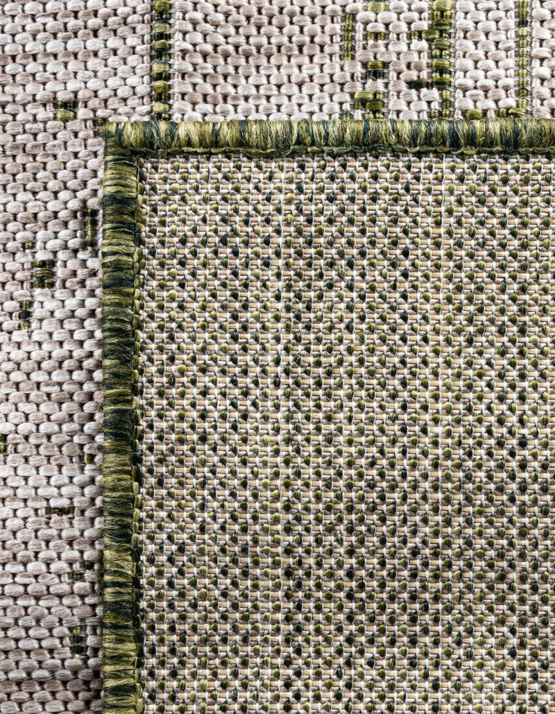 Urban Terrace Collection Area Rug -  Vanderbilt Rectangle Green  lifestyle 40