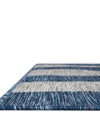Patio Stripe Harmony Collection Area Rug -  Veranda Square Blue  lifestyle 7