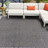 Patio Perfection Collection Area Rug - Veranda (Black) Square Black  lifestyle 42