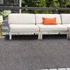 Patio Perfection Collection Area Rug - Veranda (Black) Square Black  lifestyle 46