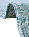 Patio Perfection Collection Area Rug - Veranda (Aquamarine) Round Aquamarine  lifestyle 11
