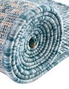 Patio Perfection Collection Area Rug - Veranda (Aquamarine) Round Aquamarine  lifestyle 15