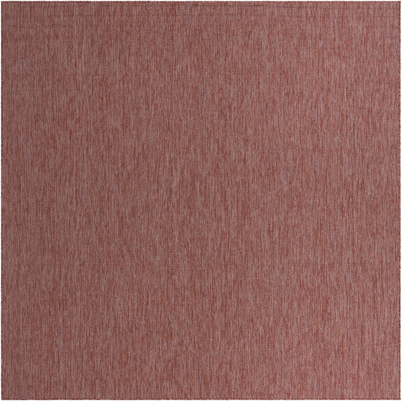 Patio Perfection Collection Area Rug - Veranda (Rust Red) Square Rust Red Main