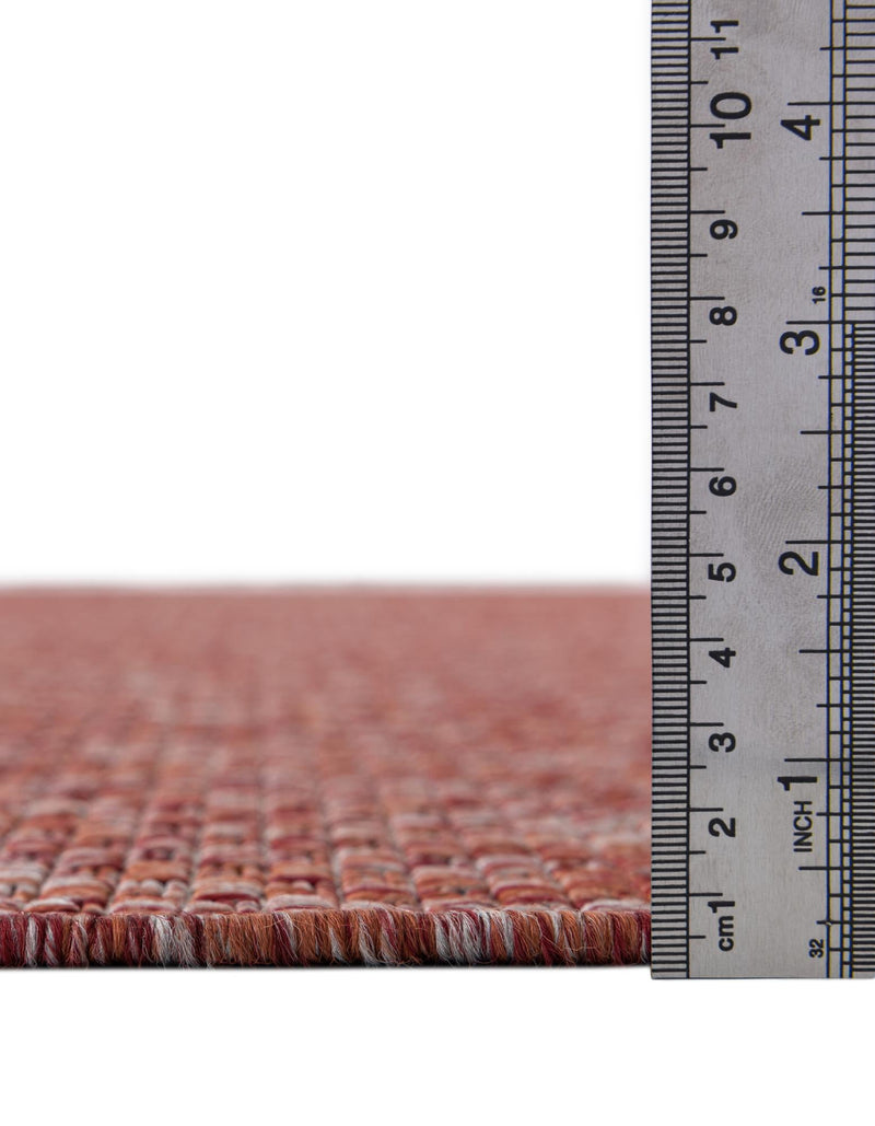 Patio Perfection Collection Area Rug - Veranda (Rust Red) Square Rust Red  lifestyle 3