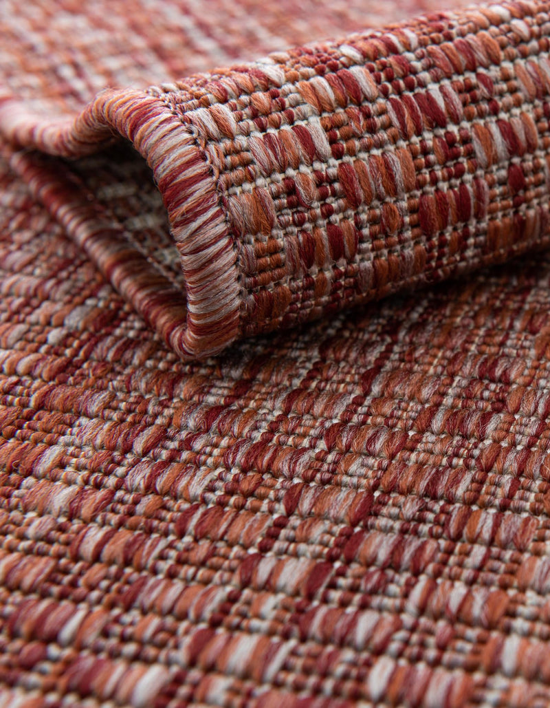 Patio Perfection Collection Area Rug - Veranda (Rust Red) Square Rust Red  lifestyle 4