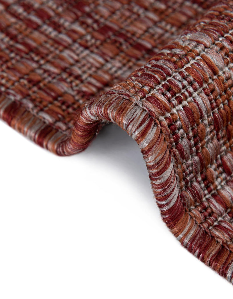 Patio Perfection Collection Area Rug - Veranda (Rust Red) Square Rust Red  lifestyle 8