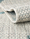 Garden Lattice Oasis Collection Area Rug - Arbor (Gray) Square Gray  lifestyle 4