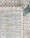 Garden Lattice Oasis Collection Area Rug - Arbor (Gray) Square Gray  lifestyle 7