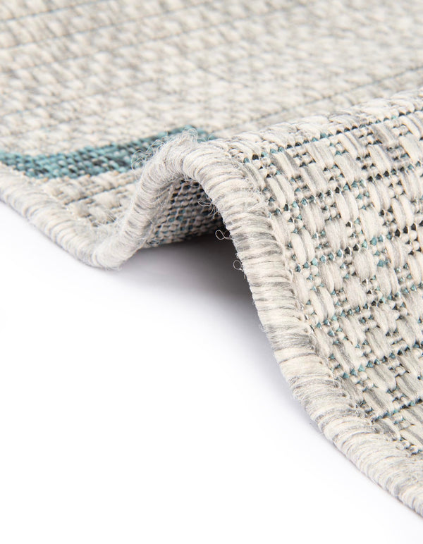 Garden Lattice Oasis Collection Area Rug - Arbor (Gray) Square Gray  lifestyle 8
