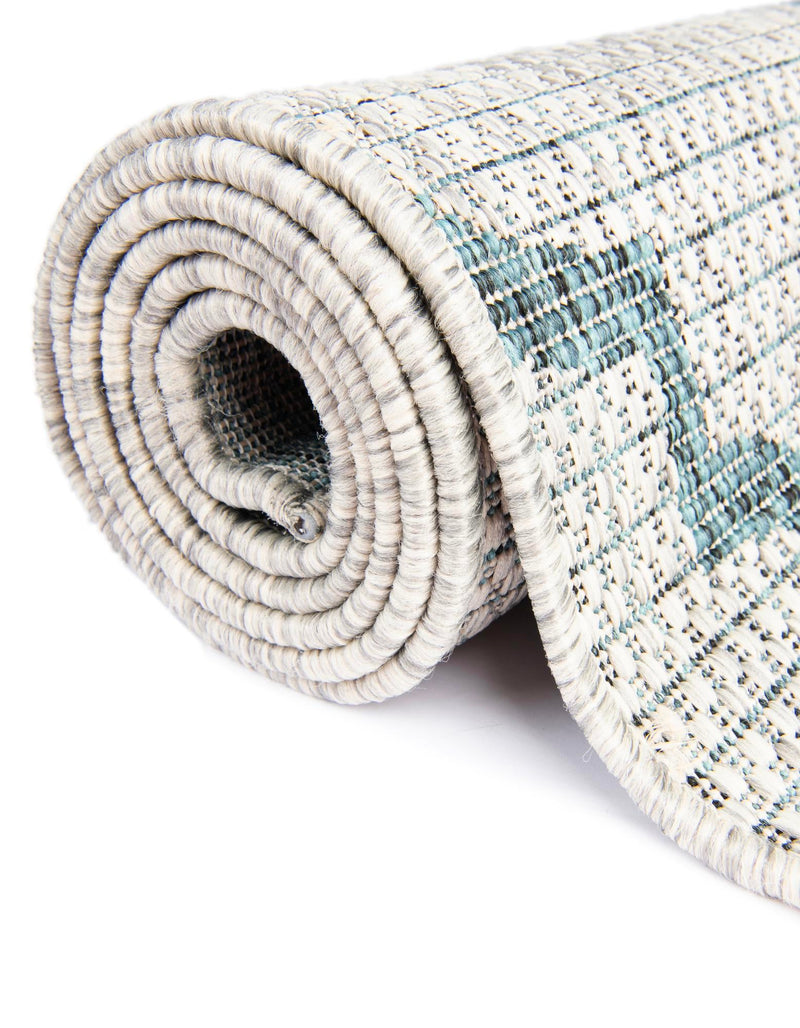 Garden Lattice Oasis Collection Area Rug - Arbor (Gray) Square Gray  lifestyle 10