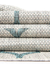 Garden Lattice Oasis Collection Area Rug - Arbor (Gray) Square Gray  lifestyle 12