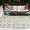 Garden Lattice Oasis Collection Area Rug - Arbor (Gray) Square Gray  lifestyle 14