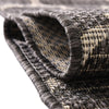Garden Lattice Oasis Collection Area Rug - Arbor (Black) Square Black  lifestyle 12