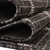 Garden Lattice Oasis Collection Area Rug - Arbor (Black) Square Black  lifestyle 19