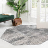 Riviera Elegance Collection Area Rug -  Grasse Octagon Dark Gray  lifestyle 14