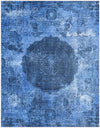 Laguna Sands Collection Area Rug - Catalina Rectangle Overdyed Blue  lifestyle 3
